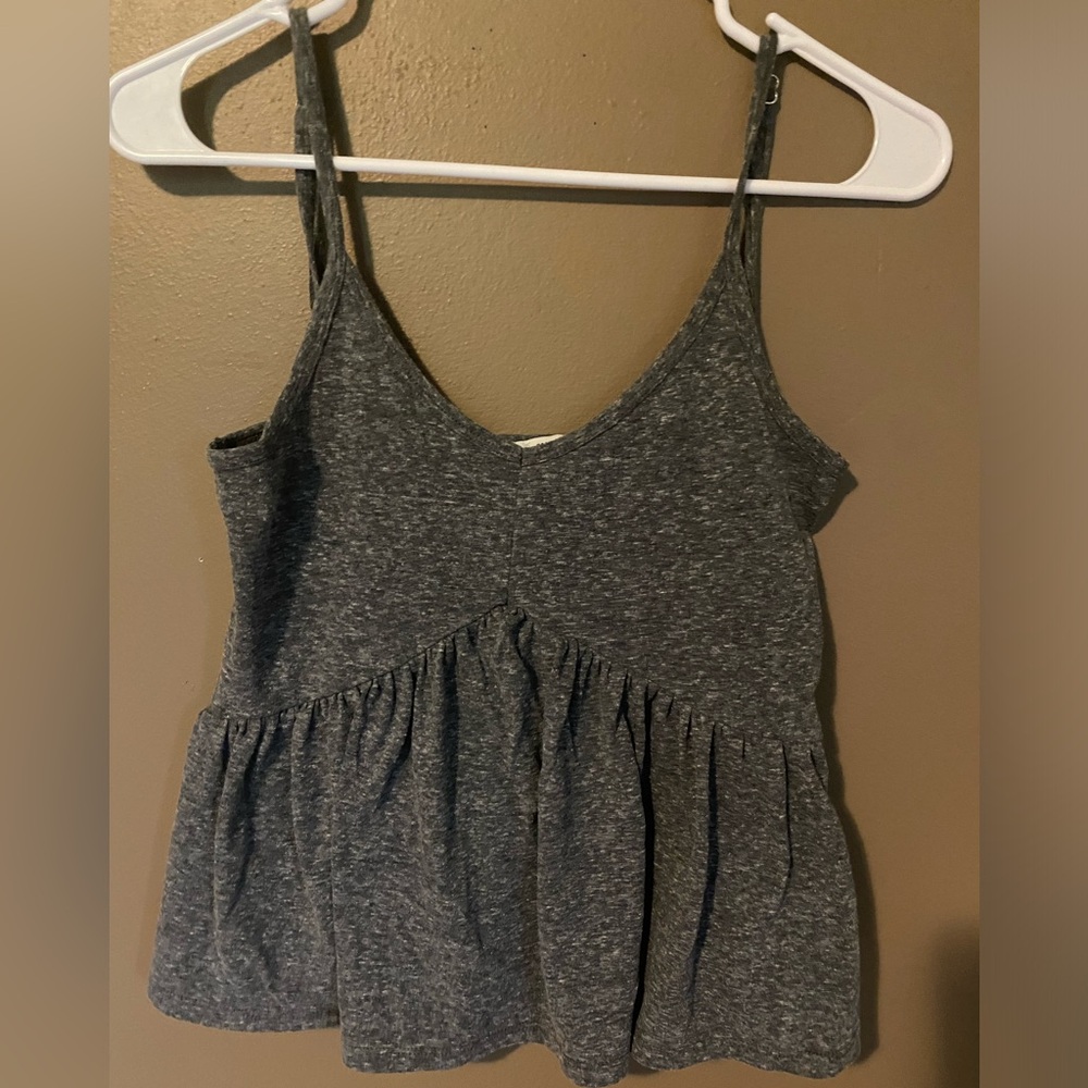 Poof New York Grey Tank Size Medium